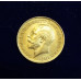 Монета 1/2 соверена 1914 г. Англия. Золото.